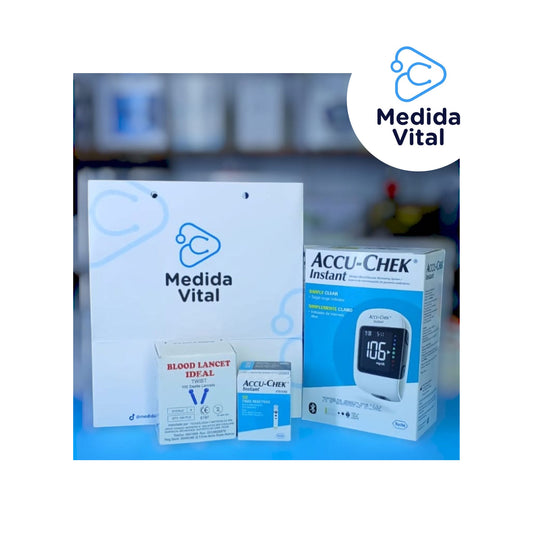 Kit Glucómetro Accu Chek Instant